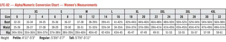 bulwar-womens-size-chart