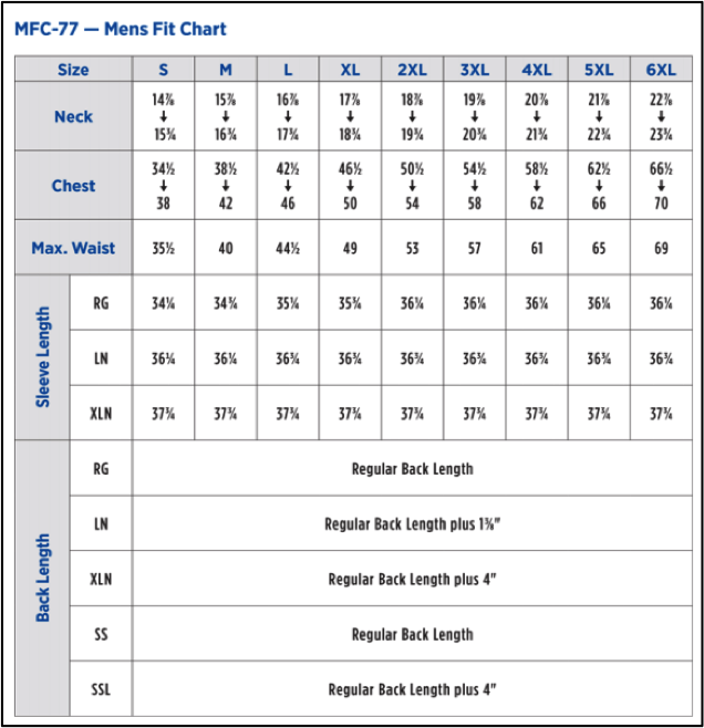 Bulwark-mens-size-chart